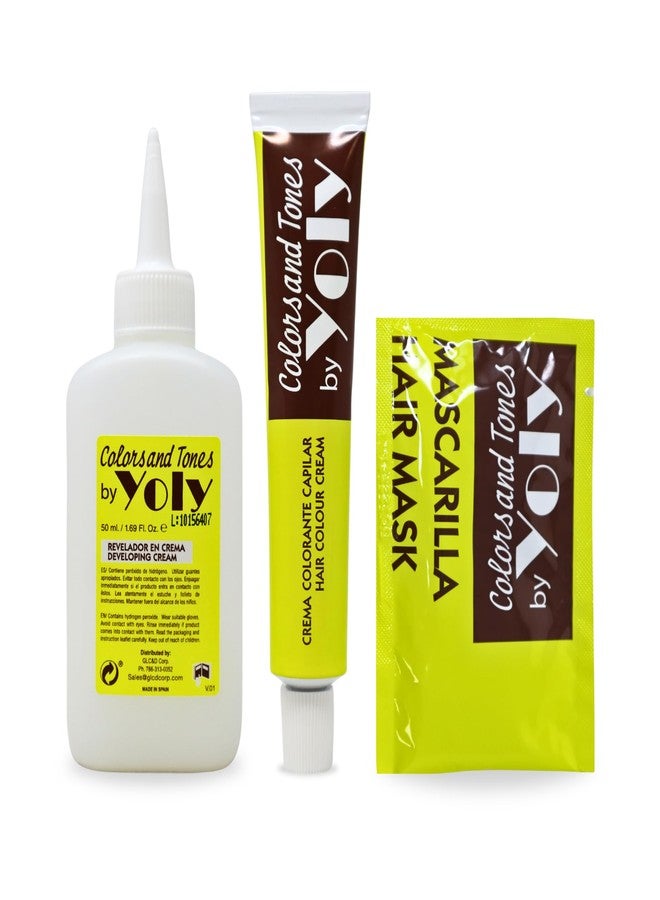 Yoly Color and Tones Permanent Hair Color Cream - 6 Dark Blonde - Subtle, Natural Shades - Long-Lasting Color - Easy Application - Image 3